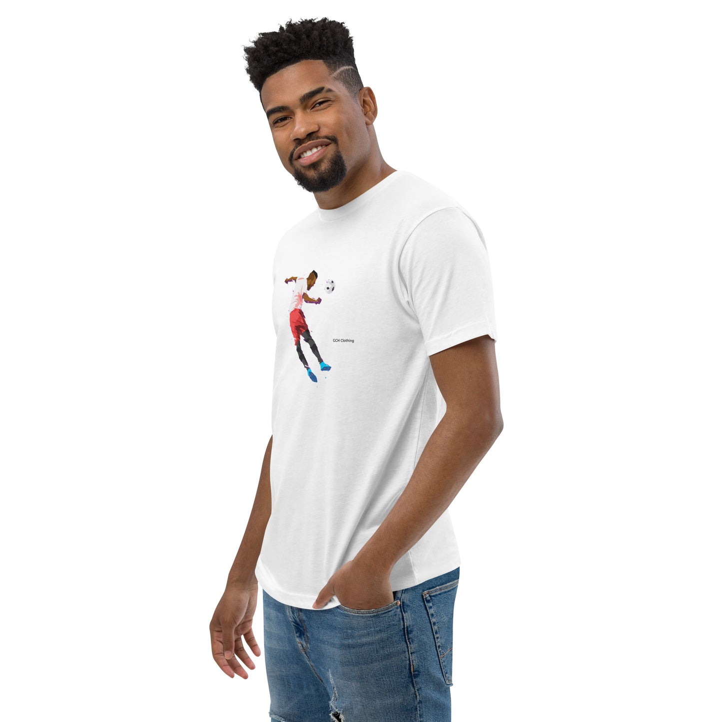 Men's Fitted Soccer T-shirt