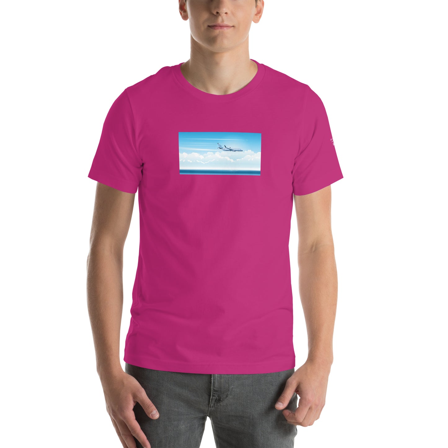 Retro Plane Unisex t-shirt