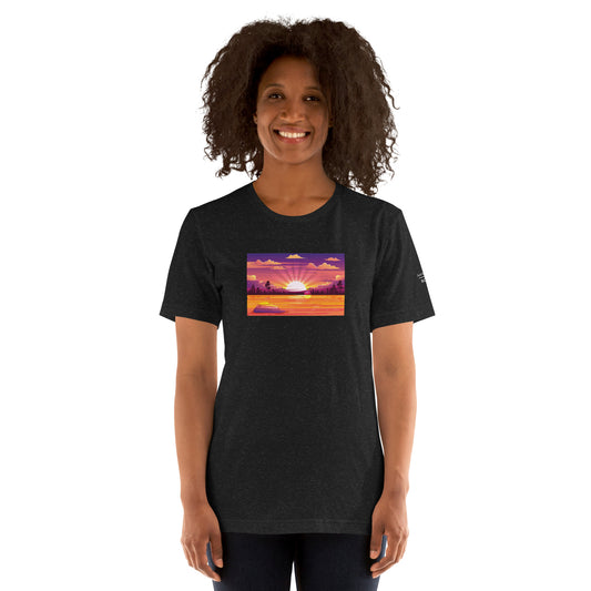 Retro Sunset Unisex t-shirt