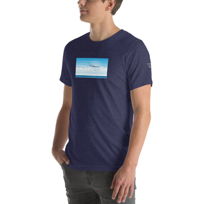 Retro Plane Unisex t-shirt