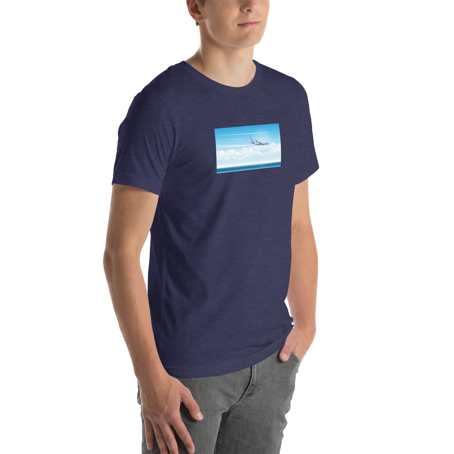 Retro Plane Unisex t-shirt