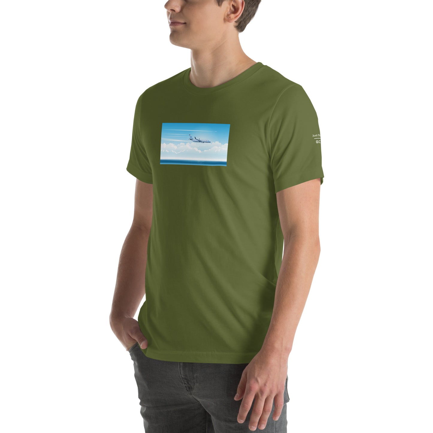 Retro Plane Unisex t-shirt