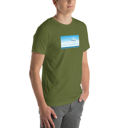 Retro Plane Unisex t-shirt