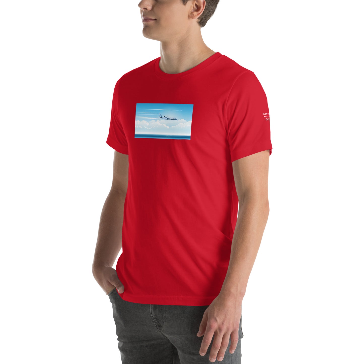 Retro Plane Unisex t-shirt