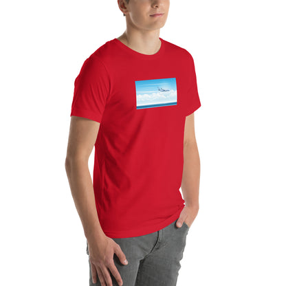 Retro Plane Unisex t-shirt